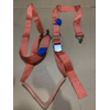 Lashing curtain strap 3.9m Red 750kg 1 part 50mm